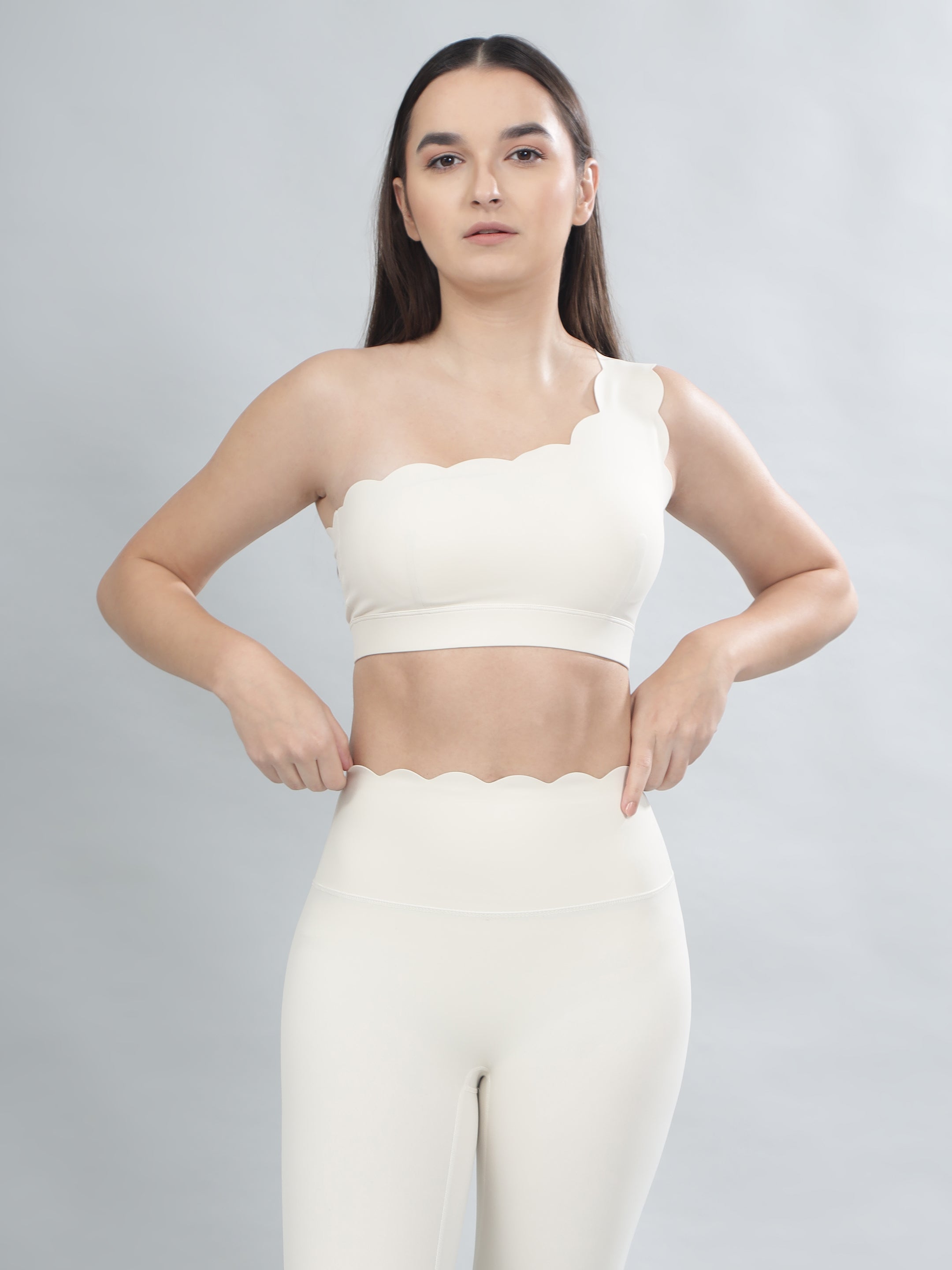 ScallopCurve Leggings - Truffle