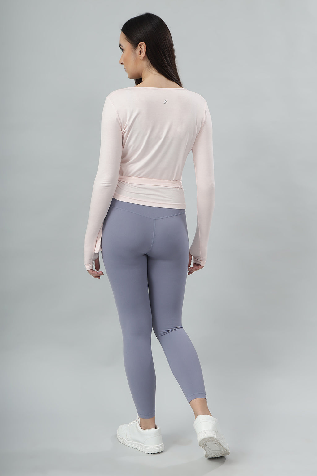 LuxeWrap Top - Pink Pearl