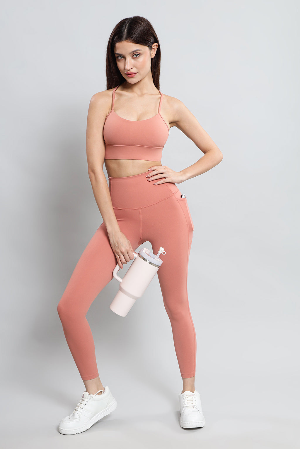 PowerMove Leggings - Sunset Blush