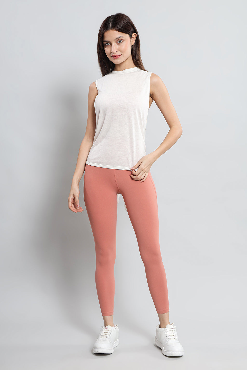 EaseCore Leggings - Coral