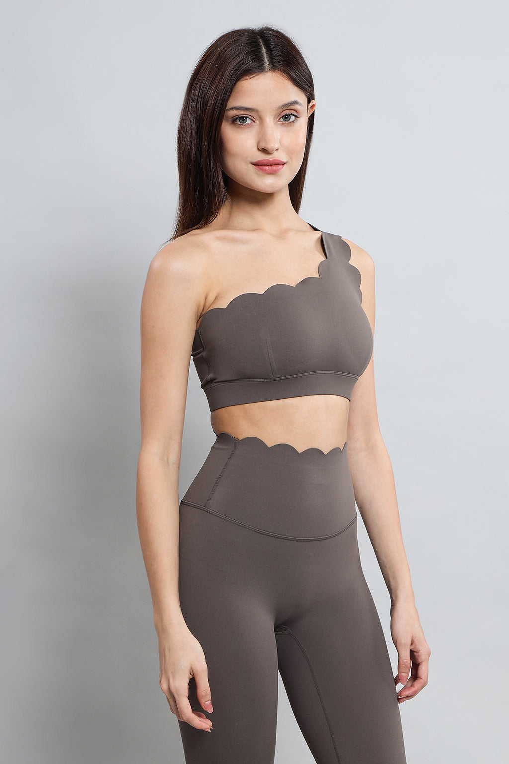 ScallopCurve Leggings - Truffle