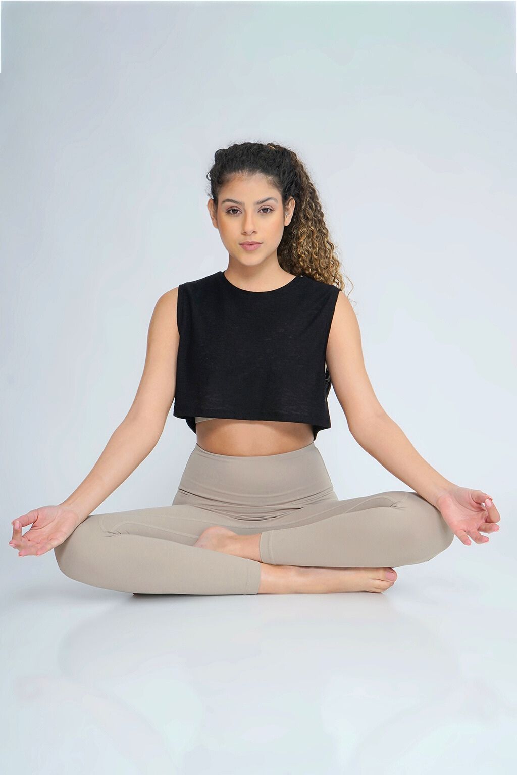 StreetCore Crop Top - Black