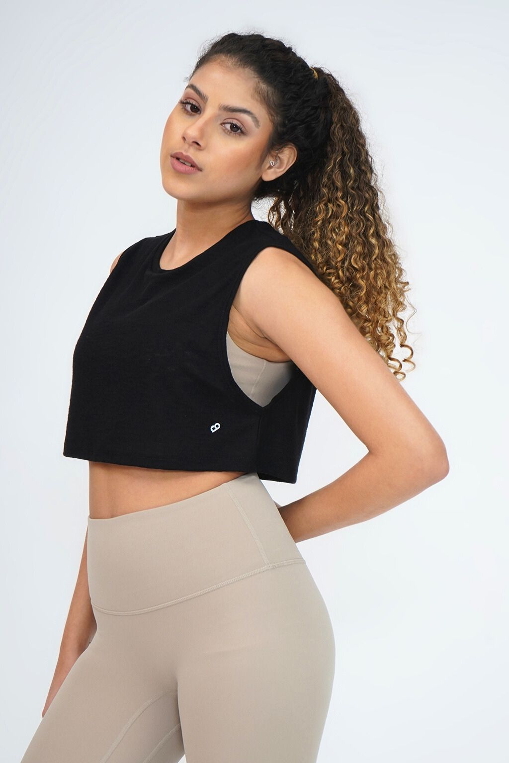 StreetCore Crop Top - Black