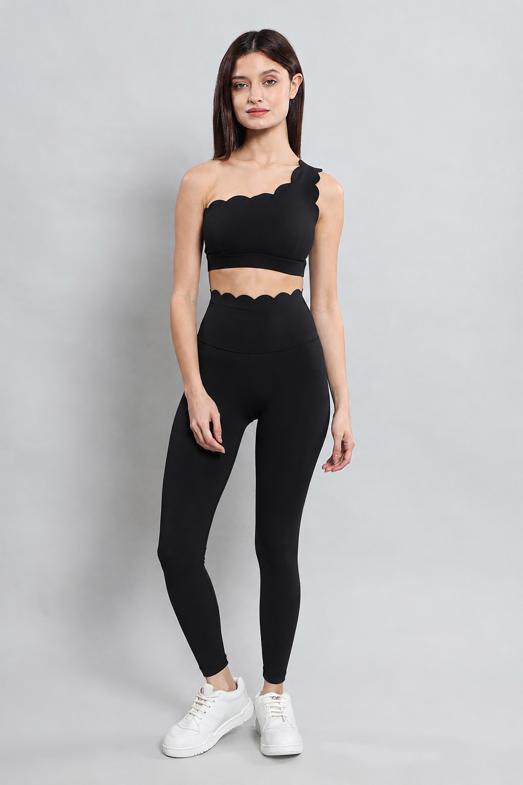 ScallopCurve Bra - Black