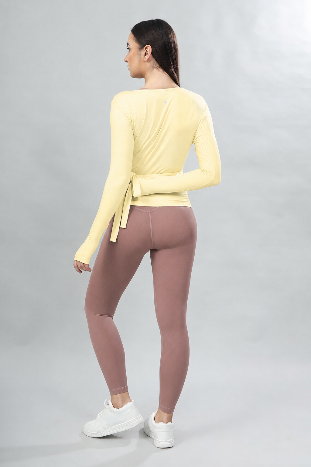 LuxeWrap Top - Butter Yellow