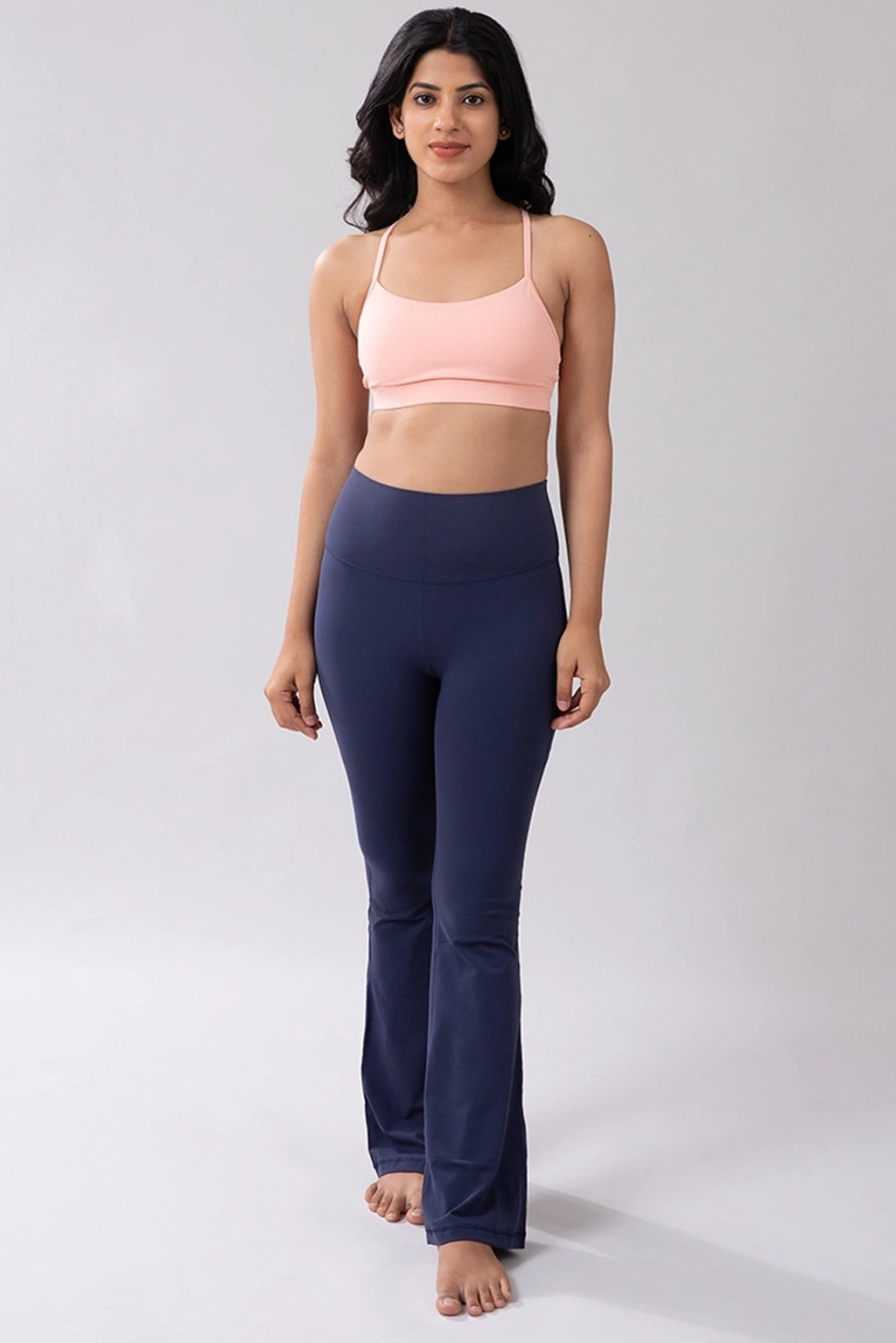 LuxeLounge Indigo Flare Pants