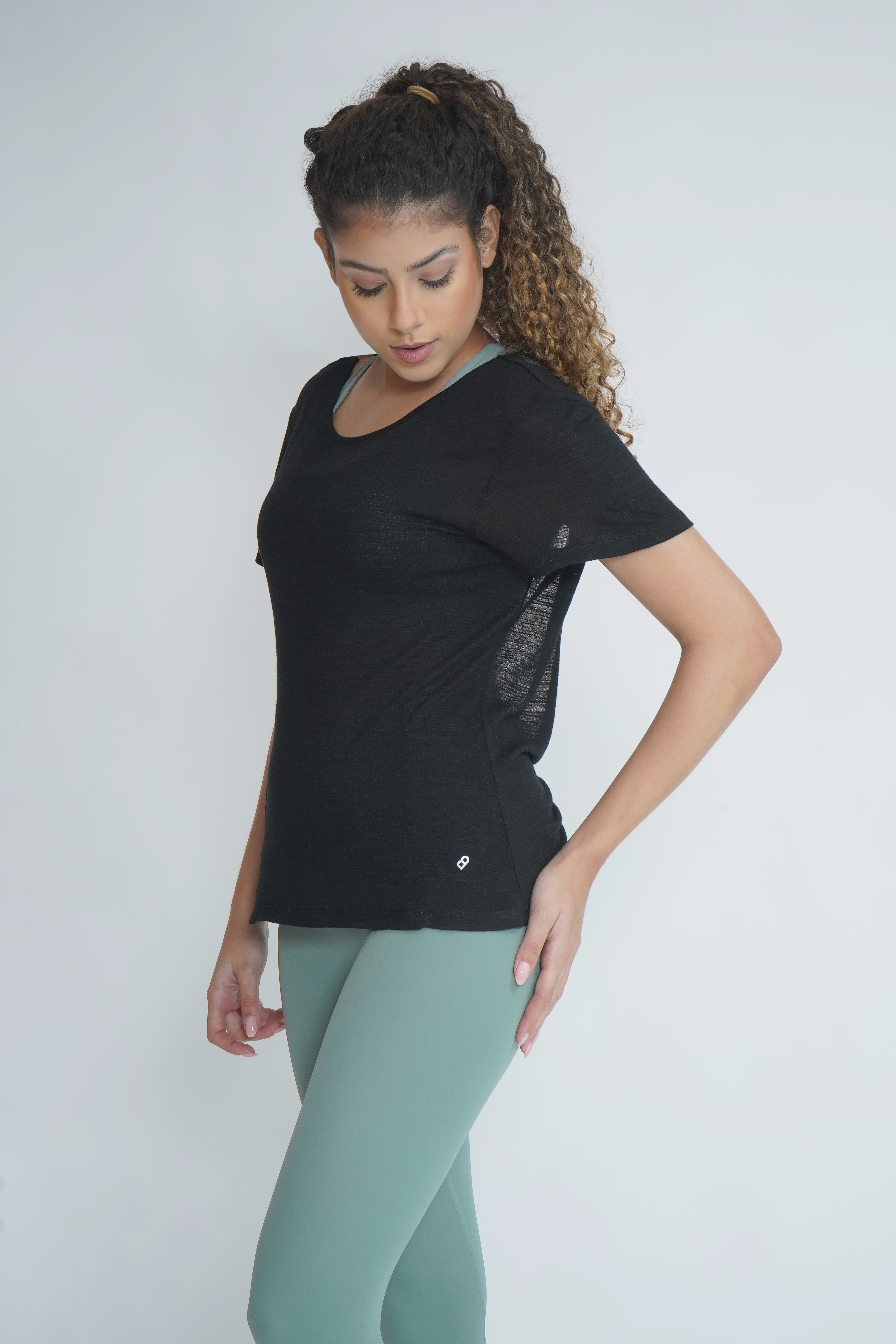 MotionMingle Black Tee