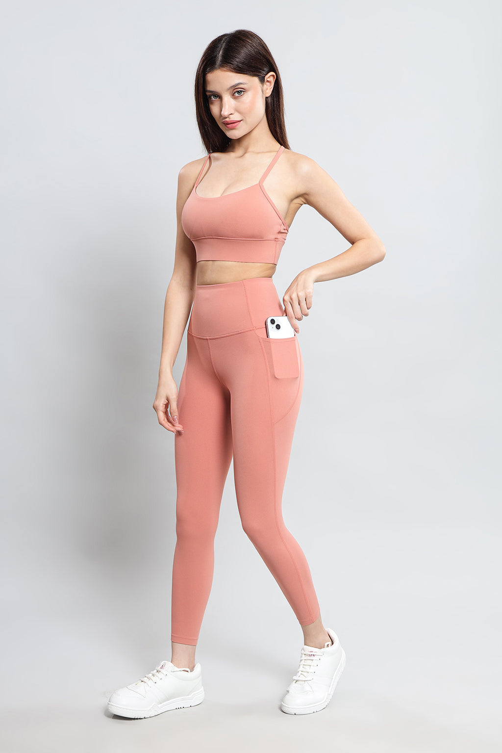 PowerMove Leggings - Sunset Blush