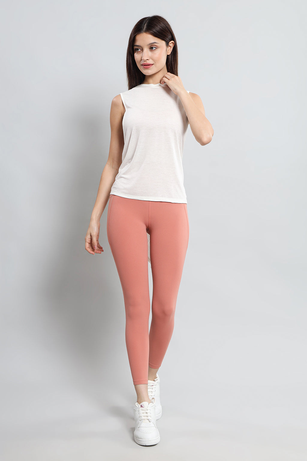 EaseCore Leggings - Coral