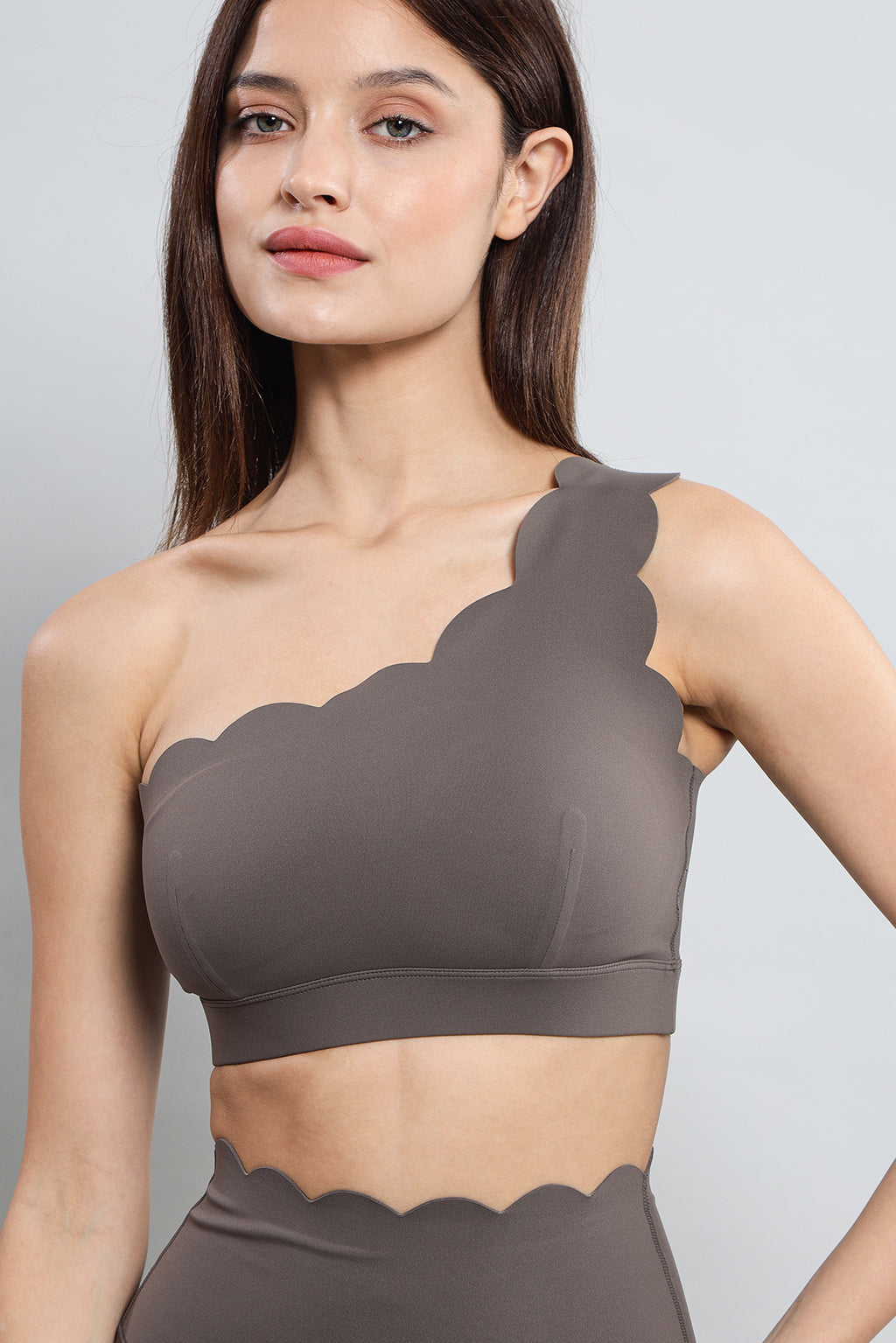 ScallopCurve Bra - Truffle