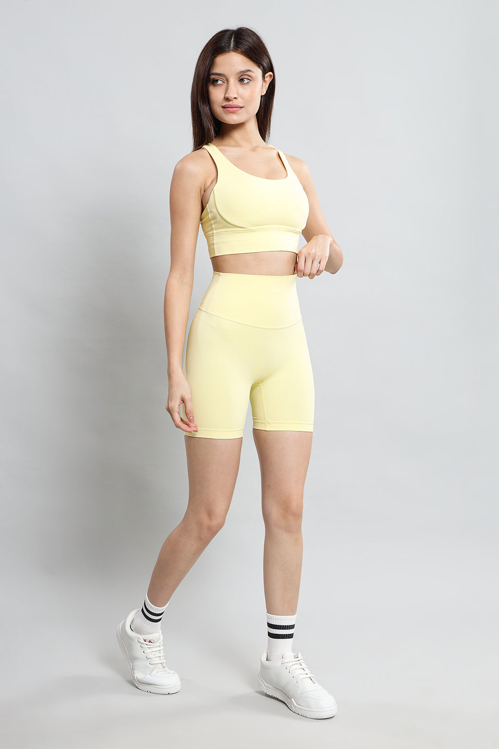 PulseMove Shorts - Butter Yellow