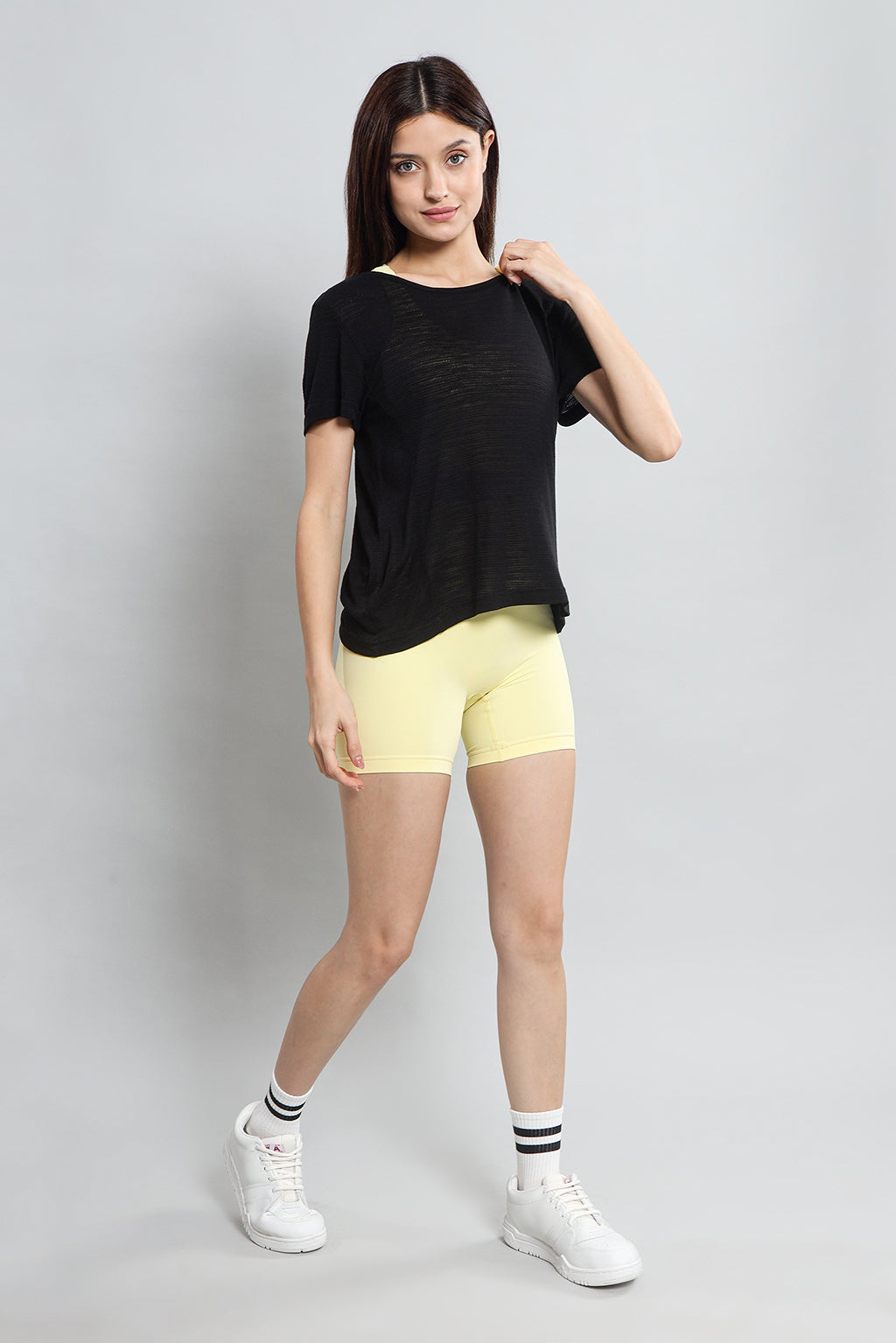 PulseMove Shorts - Butter Yellow