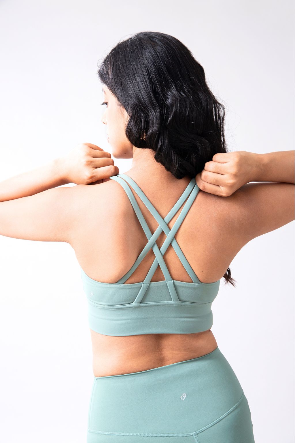 ElevateFit Bra - Coral Green