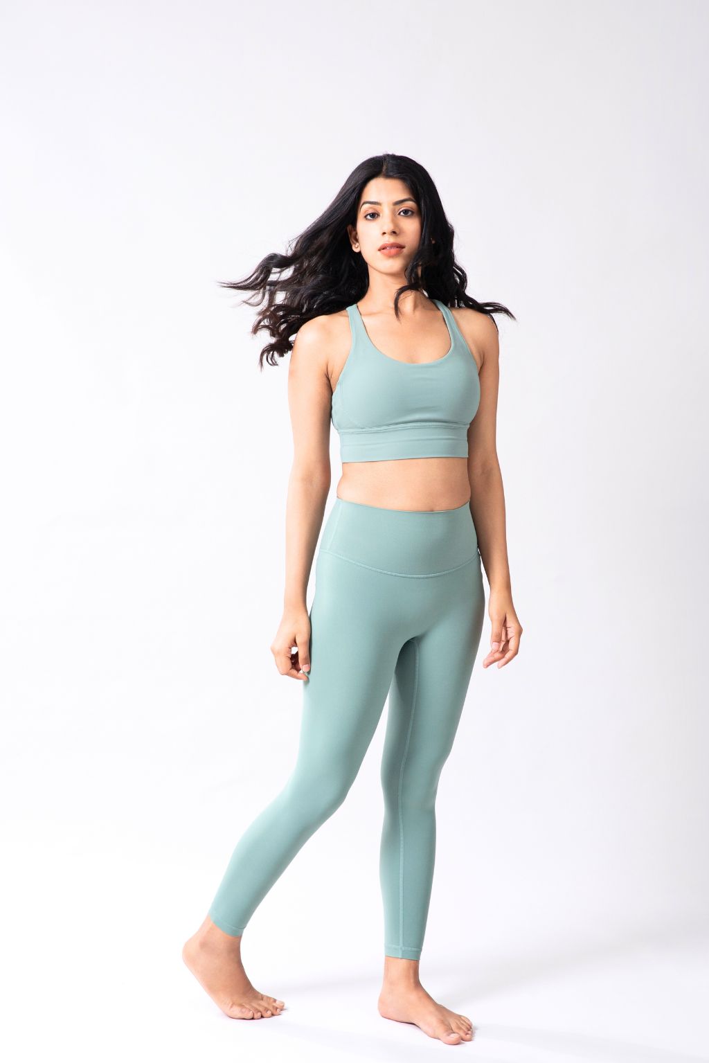 ElevateFit Bra - Coral Green